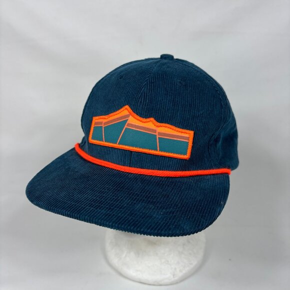 Sendero Provisions Co Geo Blue Corduroy Rope Accent Snapback Cap Hat OS - Picture 1 of 9